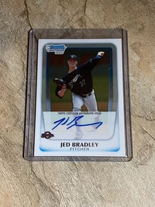 2011 Bowman Chrome Jed Bradley 1st Rookie Auto - Picture 1 of 2