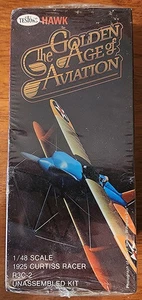 Testors Hawk Golden Age of Aviation 1/48 Scale 1925 Curtiss Racer R3C-2 Kit New - Picture 1 of 4