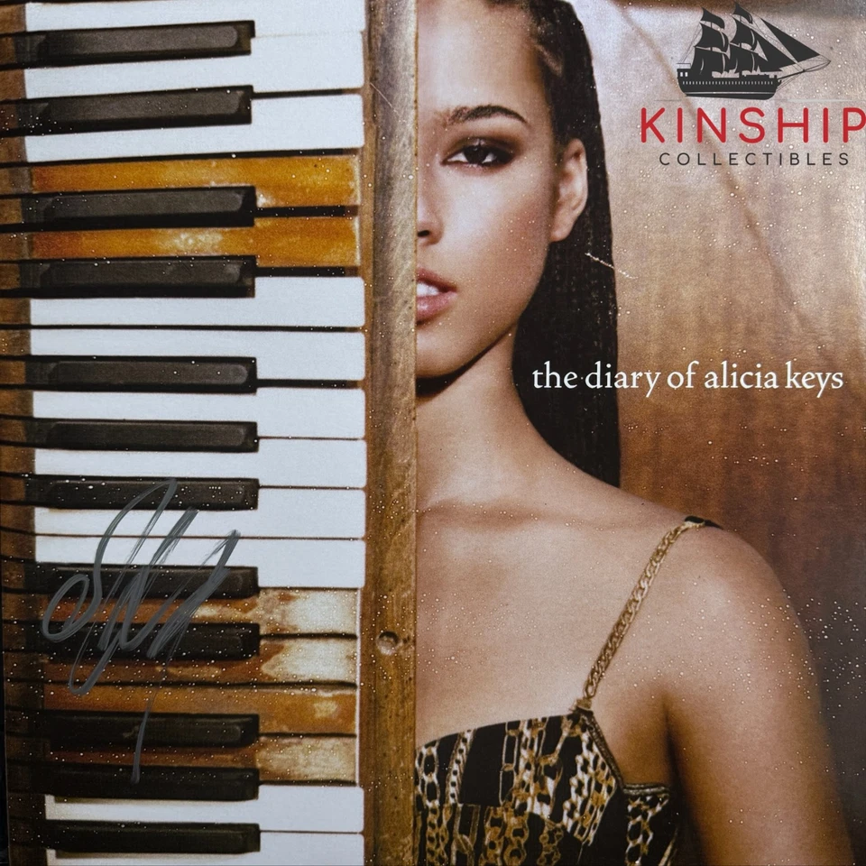 Alicia Keys 签名乙烯唱片专辑 JSA COA 音乐日记 签名 罕见 Z2280 — 第 1/1 张图片