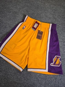 Mitchell & Ness Los Angeles Lakers 2009-10 Swingman Shorts gold lila MED neu mit Etikett - Bild 1 von 13