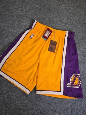 Pantalones Cortos Mitchell & Ness Los Angeles Lakers 2009-10 Swingman Dorado Púrpura MED NUEVOS CON ETIQUETAS Foto 1 de 4