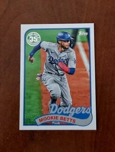 2024 Topps Series 1 - MOOKIE BETTS #89B-34 1989 35th Anniversary - DODGERS - Picture 1 of 1