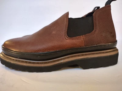 Western Chief  Men's Size 10 Work Shoes Boots Top Grain Leather Slip-On Comfort - Image 1 of 4