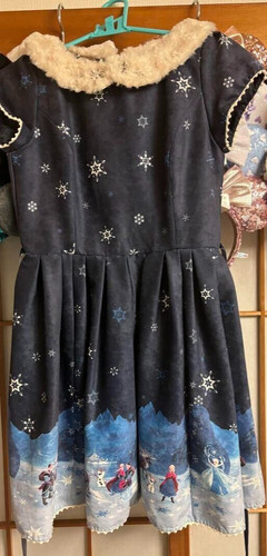 UNDERCOVER Costume Secret Honey Disney Frozen Principessa Elsa Anna Olaf Vestito Colore Blu Profondo