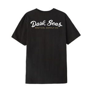 Dark Seas Men's Polished-Pkt Tee Black T-Shirts
