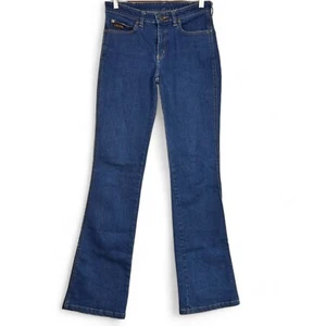 RM Williams Stockyard Bootcut Jeans Womens Size 8R Blue High Quality Denim - Picture 1 of 11
