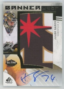 2022-23 SP GAME USED Juuse Saros BANNER YEAR AUTO 1/5 - Picture 1 of 2
