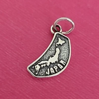 Серебро страны карта Японии путешествий тур подвеска 925 США новый - Изображение 1 из 4