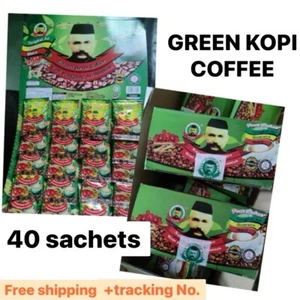 40X Caffè Kopi Verde Erbe Istantanee Naturali Caffè Uomo Confezione Vintage 25g. - Foto 1 di 6