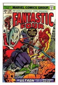 FANTASTIC FOUR 150 (VF/NM) WEDDING of CRYSTAL & PIETRO (FREE SHIPPING)* - Picture 1 of 1