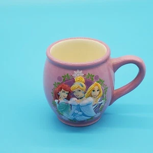 Disney Ariel Cinderella and Rapunzel Pink and white Coffee Mug - Picture 1 of 4