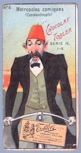 TC0061 Trade Cards: Cacao Tobler Serie 16 - Metropole Comiques - Costantinopole - Bild 1 von 1
