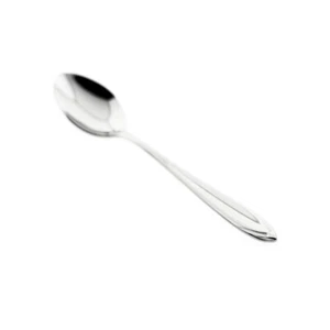 6 Tlg. Teelöffel-Set aus Chrom-Edelstahl 18/10 in Silber mit Design Almina - Bild 1 von 4