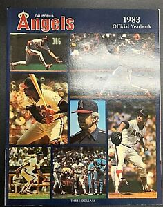 1983 California Angels Official Yearbook Reggie Jackson