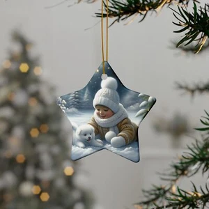 Addobbi Collezione Natale Bambino - Stampa 2 Facce, "Amici Invernali" - Foto 1 di 13