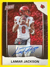 2021 Panini Father's Day #FB3 Lamar Jackson Autograph Card #02/10  LOUISVILLE