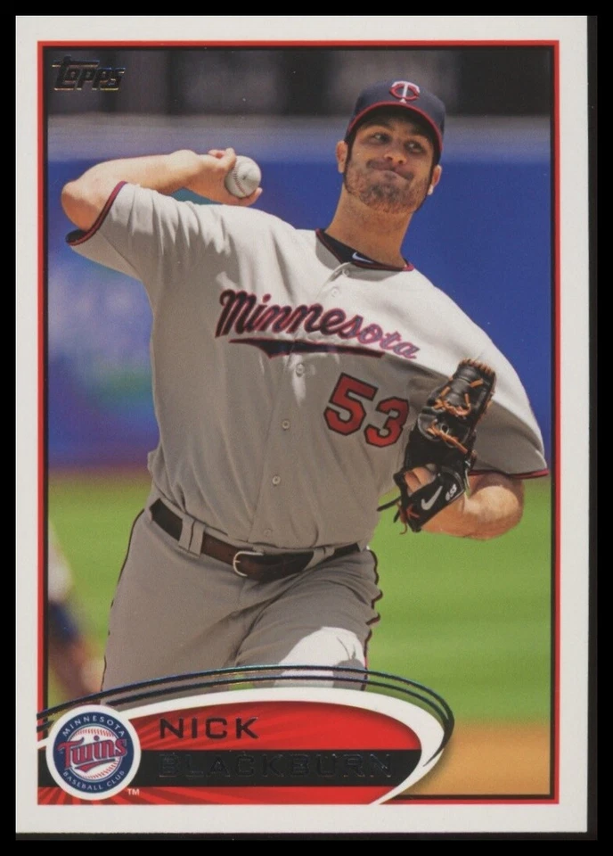 2012 Topps #316 Nick Blackburn Minnesota Twins - Image 1 of 1