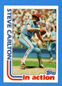 1982 Topps #481 Steve Carlton IA Philadelphia Phillies