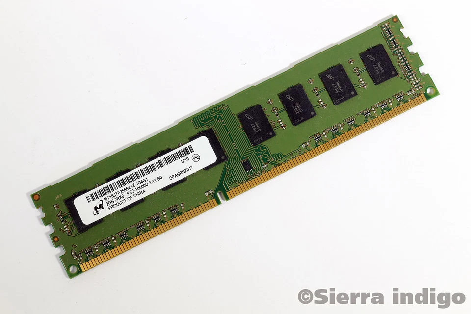 Micron MT16JTF25664AZ-1G4G1 PC3-10600U-9-11-B0 2GB Memory RAM DDR3-1333MHz - Immagine 1 di 1