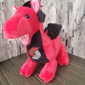 FOCO Portland TRAILBLAZERS Basketball Red Dragon Plush - Picture 1 of 10