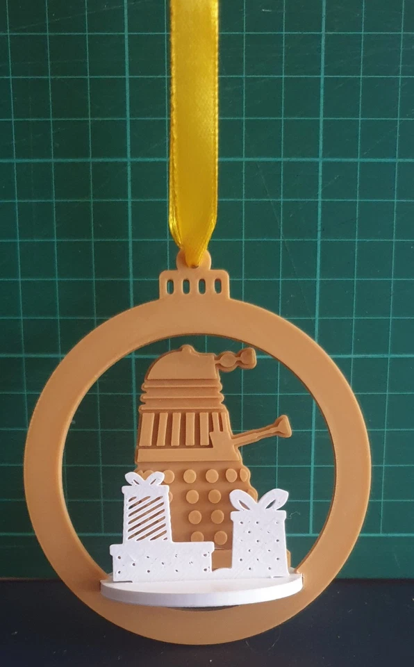 Doctor Who Dalek Christmas Tree Ornaments 3d Printed Very High Quality  - Изображение 1 из 1