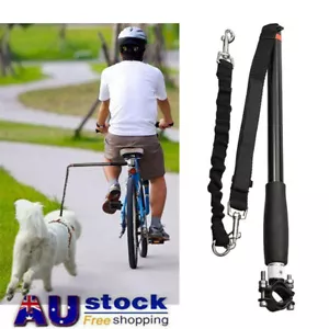 Hands Free Bicycle Dog Lead Leash Traction Belt Ride Bike Walk Dog Pet Lead Rope - Picture 1 of 7
