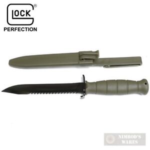 Glock FIELD KNIFE w/ SAW 6.5" + SHEATH Survival Tactical KF039181 FAST SHIP