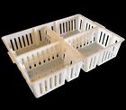 RITE FARM PRODUCTS STACKING CHICK SORTING BOX 25 X 4 = 100 BASKET CHICKEN BOXES