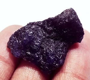 Natural Blue Beryl Rough 40.40 Ct Loose Gemstone Certified 31.40 MM - Picture 1 of 6