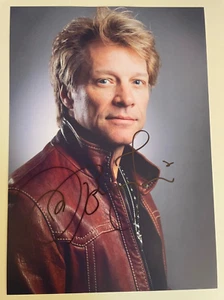 Autogramm Bon Jovi handsigniertes Autogramm - 8 x 12 Foto mit COA - Bild 1 von 7