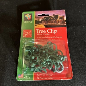 NUEVO CLIP de árbol de ramas Lites Up 24 piezas de colección para tus luces de Navidad ~ Hecho en EE. UU. - Imagen 1 de 4