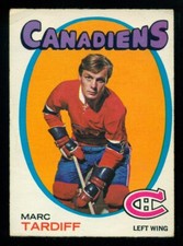 1971-72 OPC O PEE CHEE NHL Hockey #29 Marc Tardif EX MONTREAL CANADIENS Card