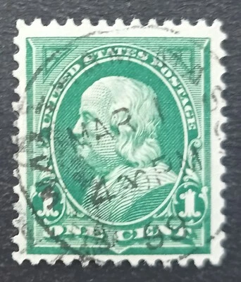 1898 US Stamp Scott# 279 1c Franklin. Lot 27 - Image 1 of 2