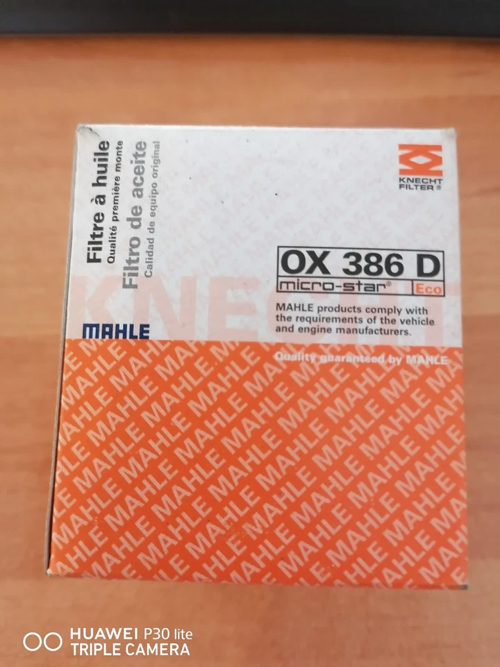 Filtro de aceite Mahle OX 386 D para muchos modelos Opel, Fiat, Alfa, Suzuki NUEVO Foto 1 de 1