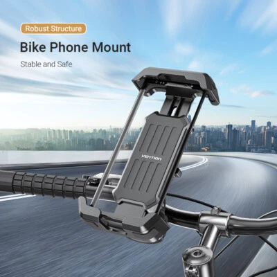 360 Cell Phone Holder 4.7-6.8 In Mobail Stand Mount For Motorcycle Scooter Bike - Image 1 of 4
