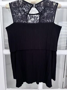 Witchery Off Shoulder Lacy Jumper Size L - Picture 1 of 5