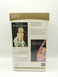 Marilyn Monroe Double Film VHS Box Set New Sealed Inc Seven Year Itch - Picture 1 of 5