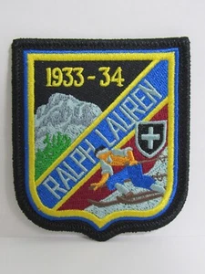 Retro Ralph Lauren 1933 - 34 Schnee Ski bestickt Bügelbild Patch! - Bild 1 von 5