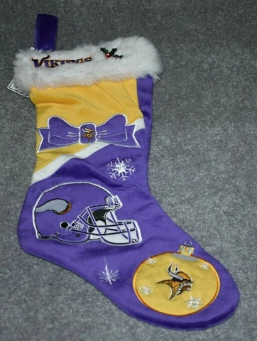 MINNESOTA VIKINGS ADULTS NFL FOOTBALL HOLIDAY STOCKING Cover