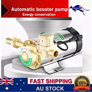 AU 100W Stainless steel Automatic Boost Pump Tap Shower Pressure Water Booster - Picture 1 of 9