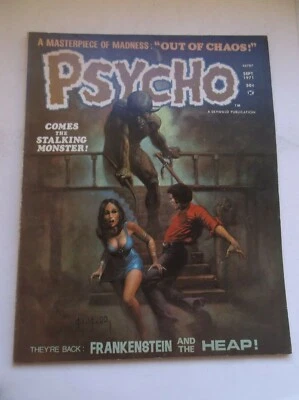 SKYWALD: PSYCHO #4, FRANKENSTEIN & THE HEAP ARE BACK, 1971, VF+ (8.5)!!!  - Image 1 of 4