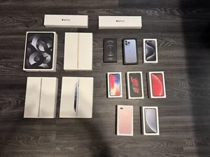 Apple iPhone, iPad, zegarek - puste pudełko partia 12 - Zdjęcie 1 z 6