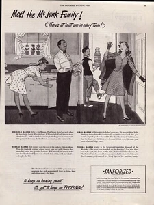 1945 SANFORISIERTE Kleidungsstücke "Um weiter schlau auszusehen, muss es weiter passen!" - Bild 1 von 1