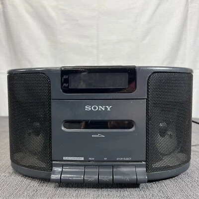 Sony Dream Machine Reloj Despertador Radio AM/FM Reproductor de Cassette ICF-CS650 Probado Foto 1 de 4