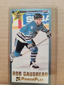 1993-94 Rob Gaurdreu Fleer Powerplay Hockey Tallboy Verde 2do Año Estrellas - Imagen 1 de 2