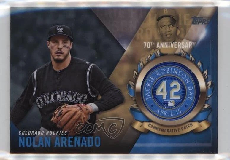 2017 Topps Jackie Robinson Day Commemorative Patch Nolan Arenado #JRPC-NA Patch - Image 1 of 2