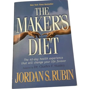 The Maker’s Diet by Jordan Rubin 2004 Paperback Faith-Based Health Guide - Imagen 1 de 13