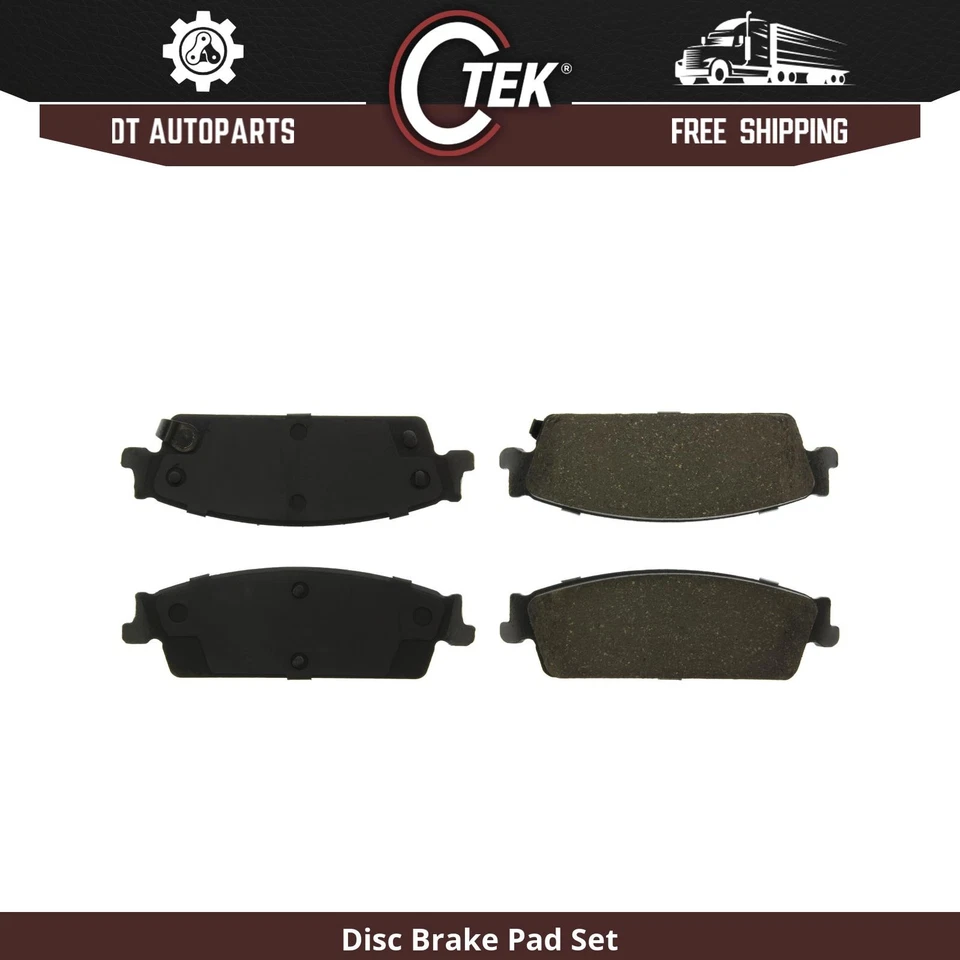 Para Chevrolet Suburban 1500 2007-2014 | Pastillas de freno de disco traseras centradas | Cerámica Foto 1 de 4