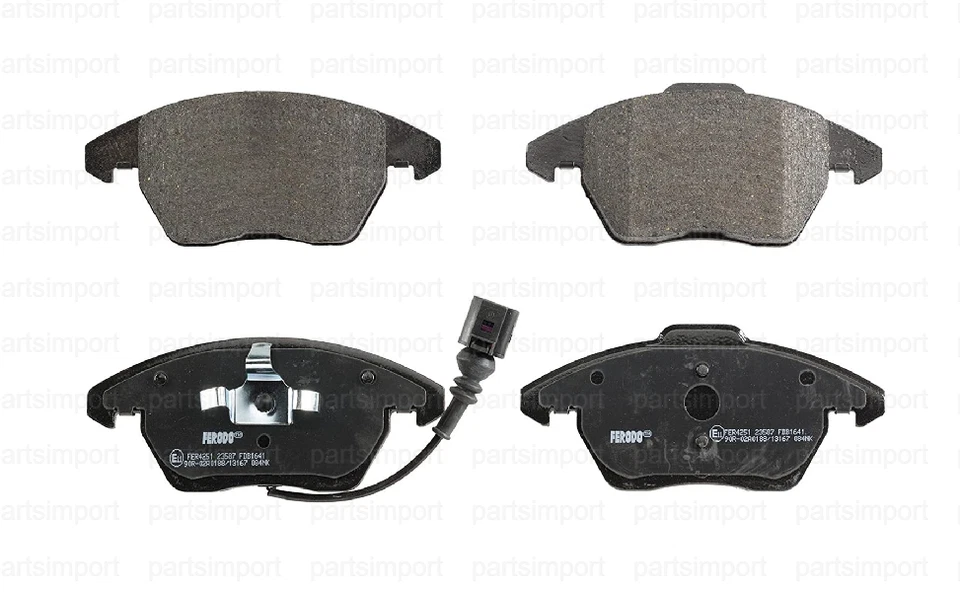 Juego de pastillas de freno delanteras para Volkswagen GTI Jetta Foto 1 de 1