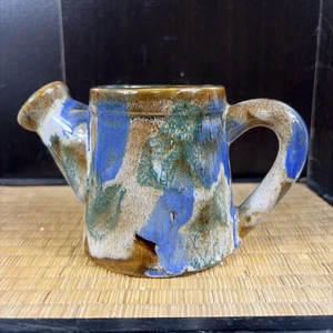 Hermitage Pottery Mini Marble Watering Can Garden Decor - Picture 1 of 8